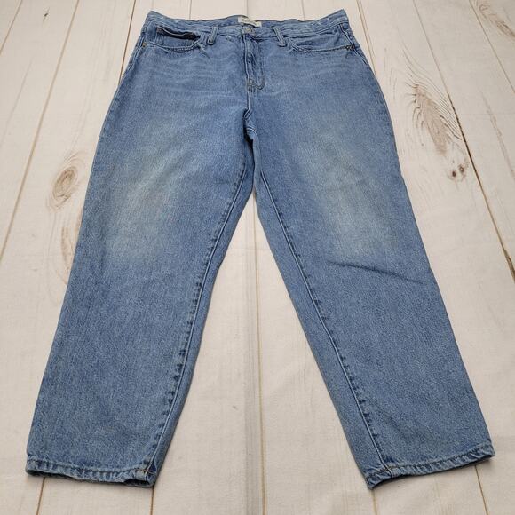 Madewell Denim - Madewell Mom jeans high rise retro 32 rigid